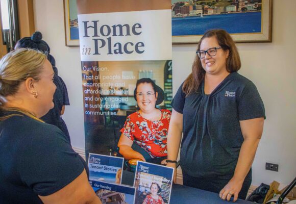 Home in Place staff members at a housing expo