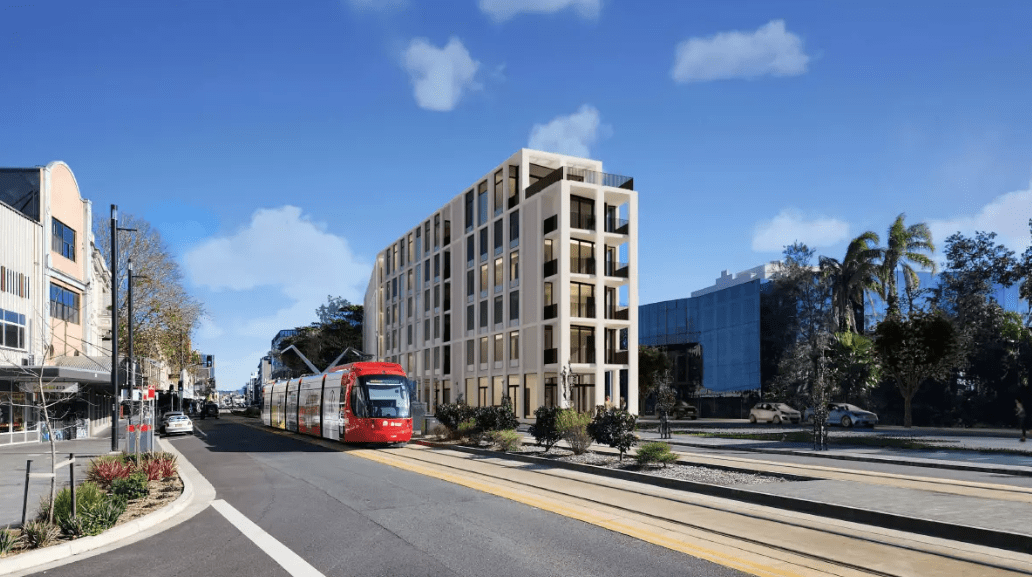 Concept drawing of what the Rail Bridge Row development will look like