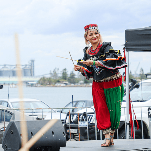 Woman dancing